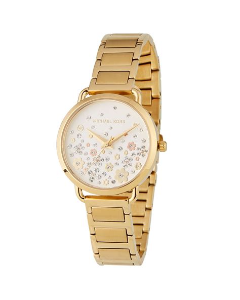 michael kors flower watch